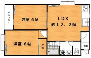 パイフラット【3階】の間取り