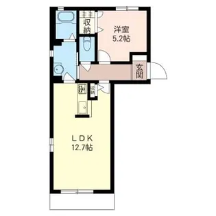 レジデンス相原台【1階】の間取り