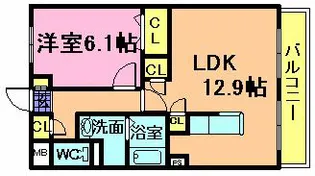 シンプルレジデンス【2階】の間取り
