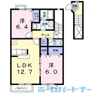 セレノ住友A【2階】の間取り