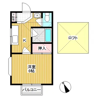CASA那須【2階】の間取り