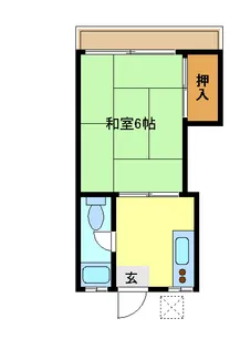 1Kの間取り画像