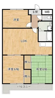 メゾン稲津【1階】の間取り