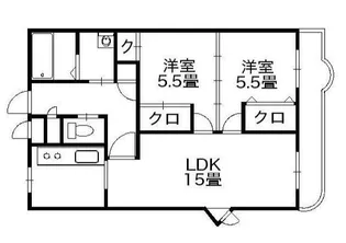 トレステーラ賀来【5階】の間取り