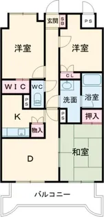 グランスクエア赤塚【4階】の間取り