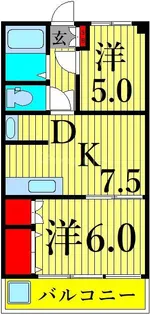 東京都葛飾区堀切3【マンション】の間取り