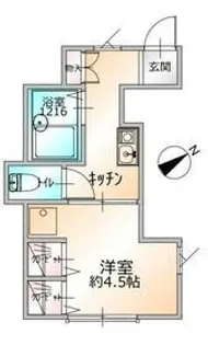 Maison Omble Verte B号室【1階】の間取り