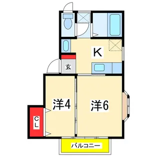 グランパズK【2階】の間取り