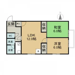 木谷マンション【3階】の間取り