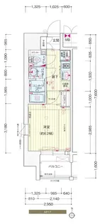 1Kの間取り画像