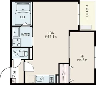 愛知県名古屋市守山区鳥羽見2【アパート】の間取り