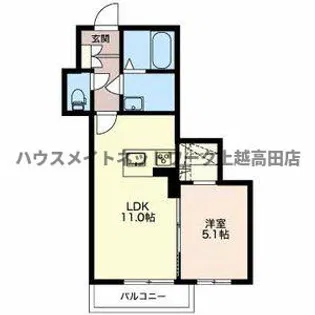 ロイヤルエステートII【2階】の間取り