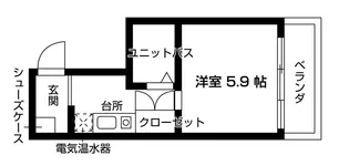 リヴェール上石川【3階】の間取り
