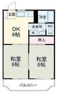 CastleスリーエースI【4階】の間取り