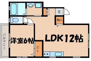 ソレイユタツノ【1階】の間取り