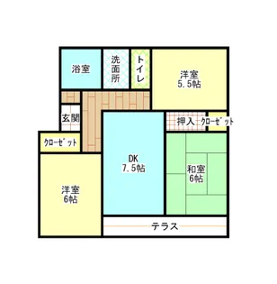 エルメゾン桜木B【1階】の間取り