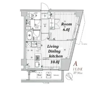 ウィスティリア大森山王【4階】の間取り