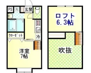 アトリエ【2階】の間取り