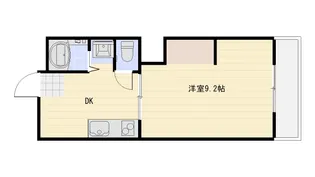 梅谷ハイツ【4階】の間取り