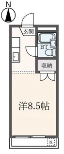 ハウスかぶらあん【1階】の間取り