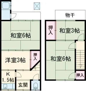 京都府京都市西京区桂千代原町【一戸建】の間取り