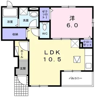 アニメイトII【1階】の間取り