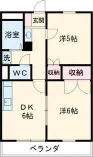 クレオメ【2階】の間取り