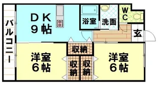 フォレストファーム【1階】の間取り