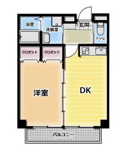 ローズ【5階】の間取り