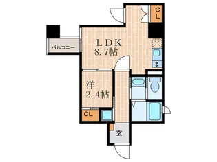 NEXT STAGE 神戸元町【3階】の間取り