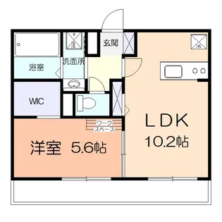 ドゥークロシェット【1階】の間取り