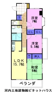 ザ・ミレニアムタワー【7階】の間取り