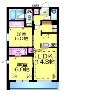プレミアメゾン【1階】の間取り