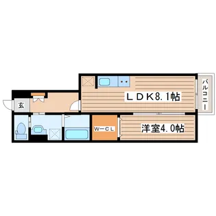 ルミエール【1階】の間取り