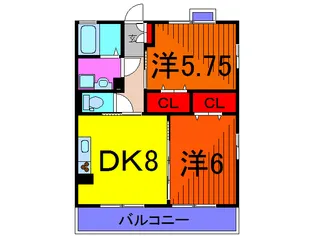 アルタイル【2階】の間取り