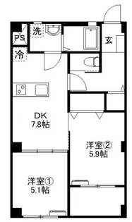 ル・モンブラン【1階】の間取り