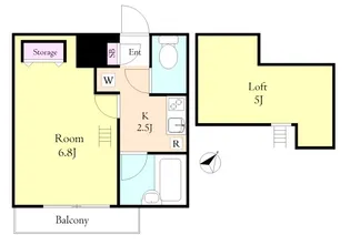 アビタシオン【1階】の間取り