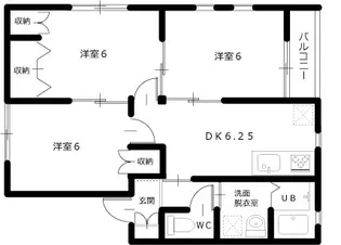 エスポワールB【2階】の間取り