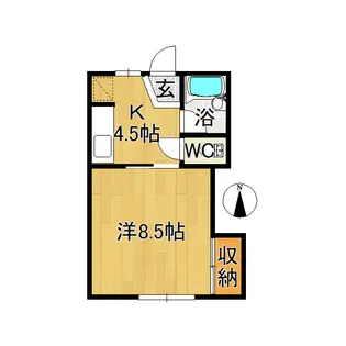 ドミール川先【1階】の間取り