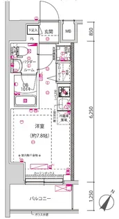 クラリッサ横浜シエル【3階】の間取り