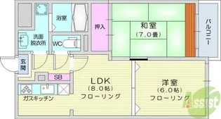 プレステップエーキューブ【4階】の間取り
