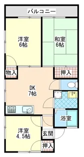 グリーンフォートI【1階】の間取り