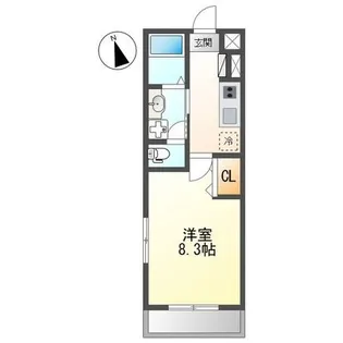 サザンクロス【2階】の間取り
