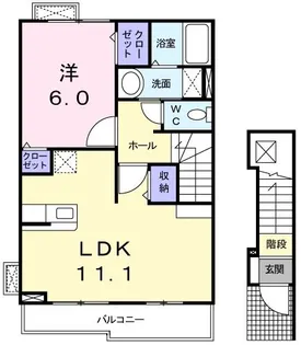 グランノヴァIV【2階】の間取り