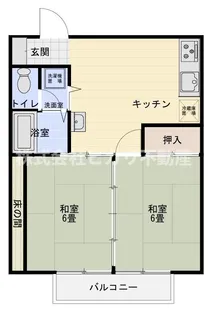 メゾンリバーII【2階】の間取り