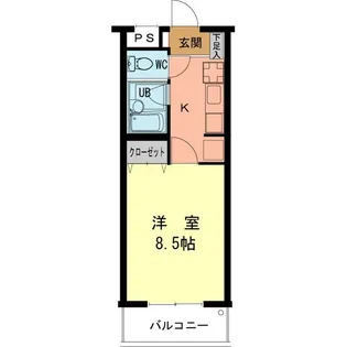 パトロナージュ【1階】の間取り