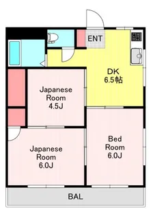 ニュータケヤハウス【3階】の間取り