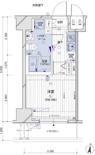 メインステージ両国駅前【4階】の間取り