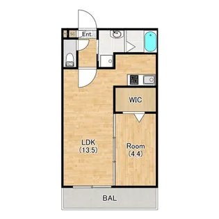 大阪府堺市西区浜寺石津町東5【アパート】の間取り