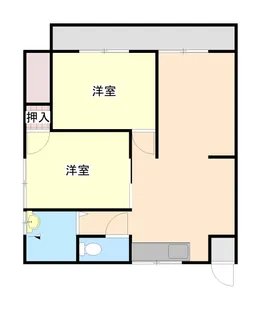 パームハイツ【2階】の間取り